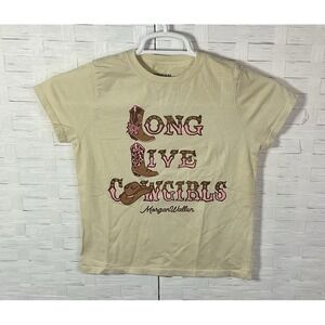 Morgan Wallen Long Live Cowgirls Women's Baby T Crop Shirt Size M‎